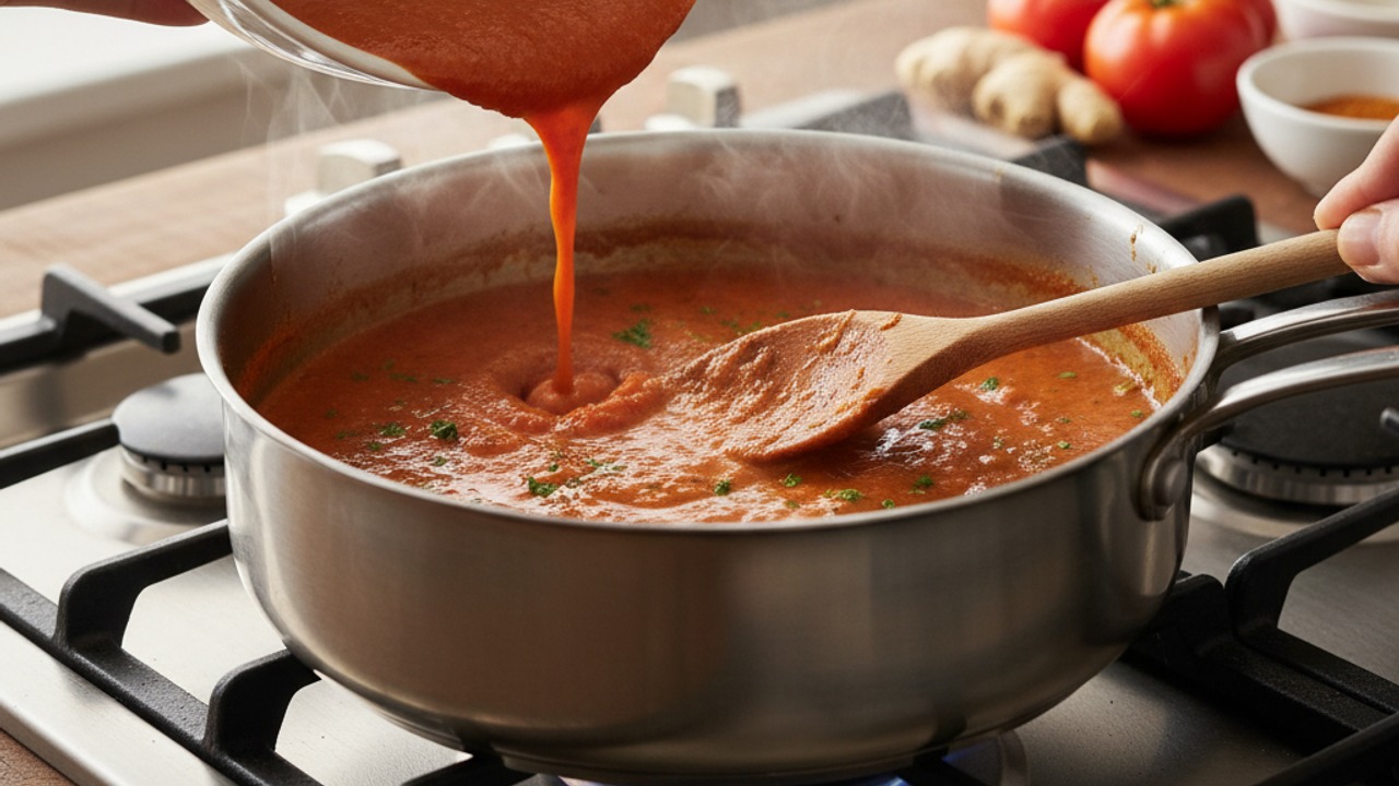 Build the tomato sauce