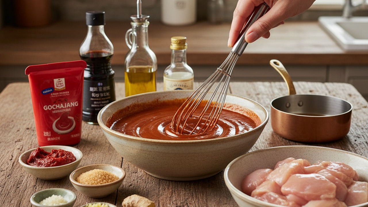 Make the gochujang marinade