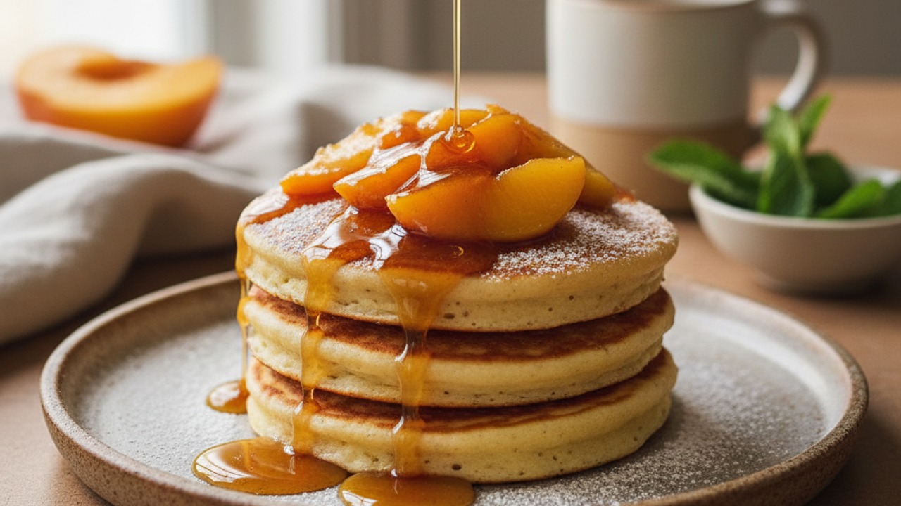 Stack, drizzle and serve