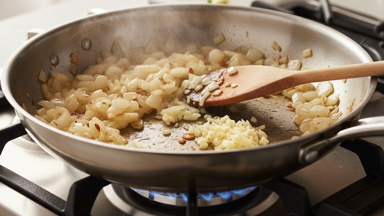 Sauté aromatics