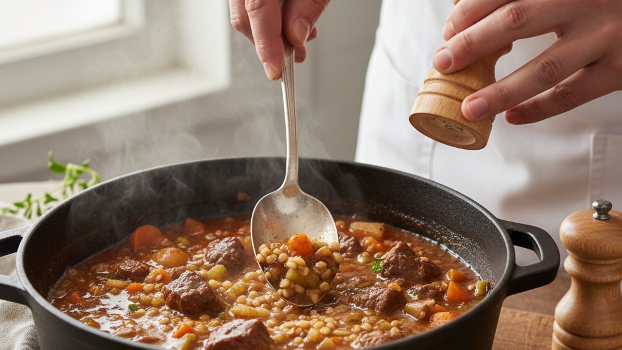 Finish and adjust seasoning