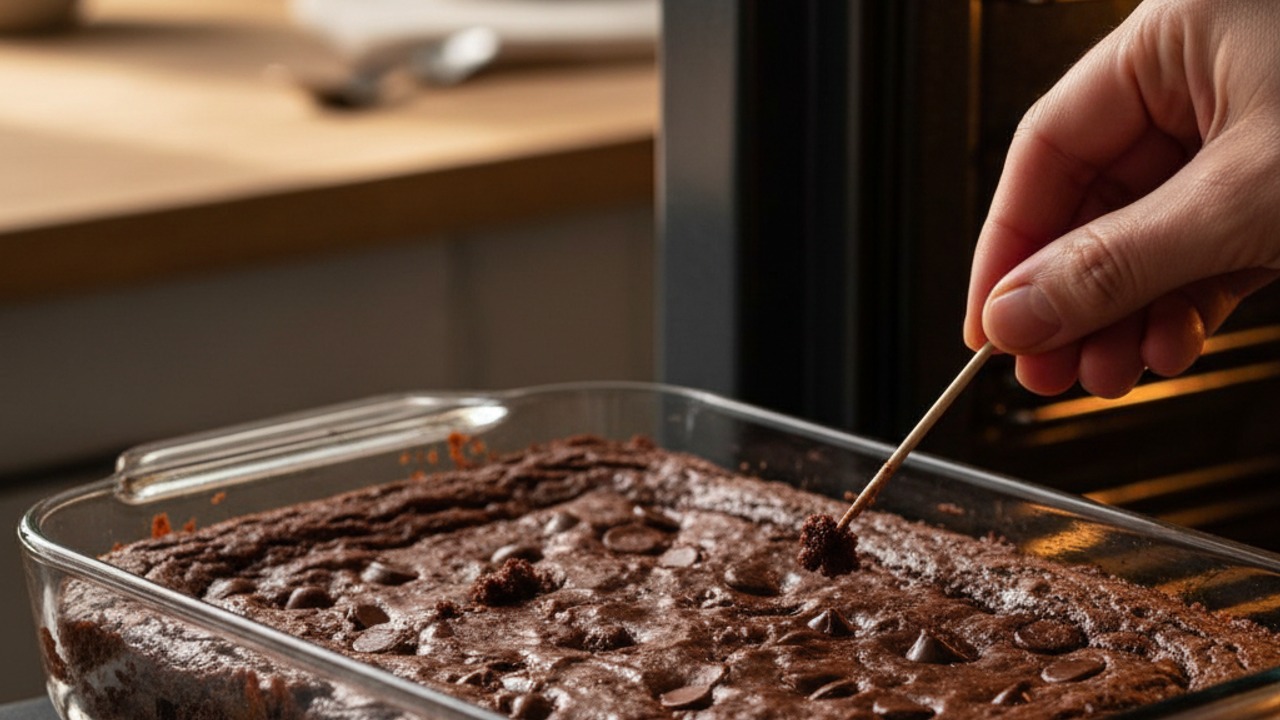 Bake until set around the edges