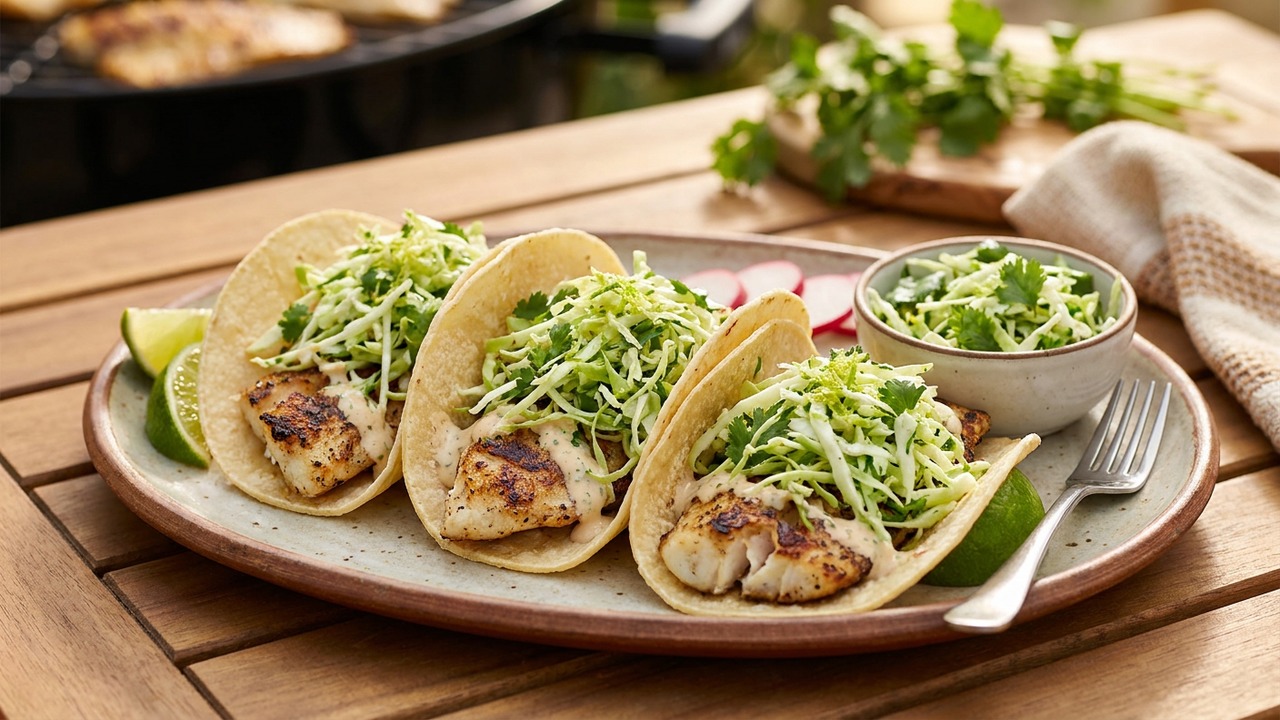Tilapia Cilantro-Lime Tacos
