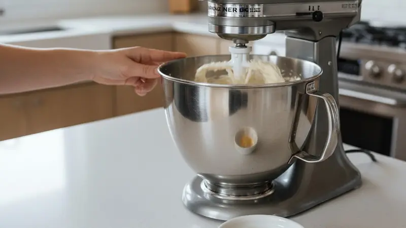 Cream, then combine wet and dry