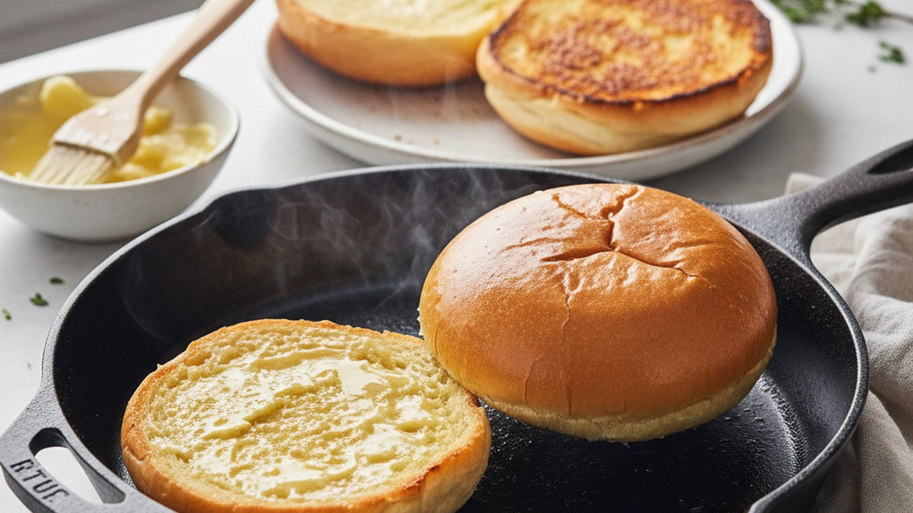 Prep and toast the buns