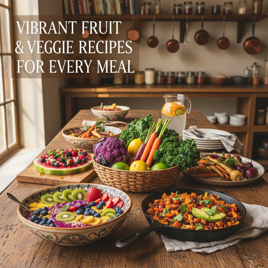 Vibrant Fruit and Veggie Recipes for Every Meal