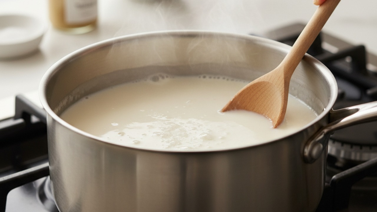 Warm the dairy