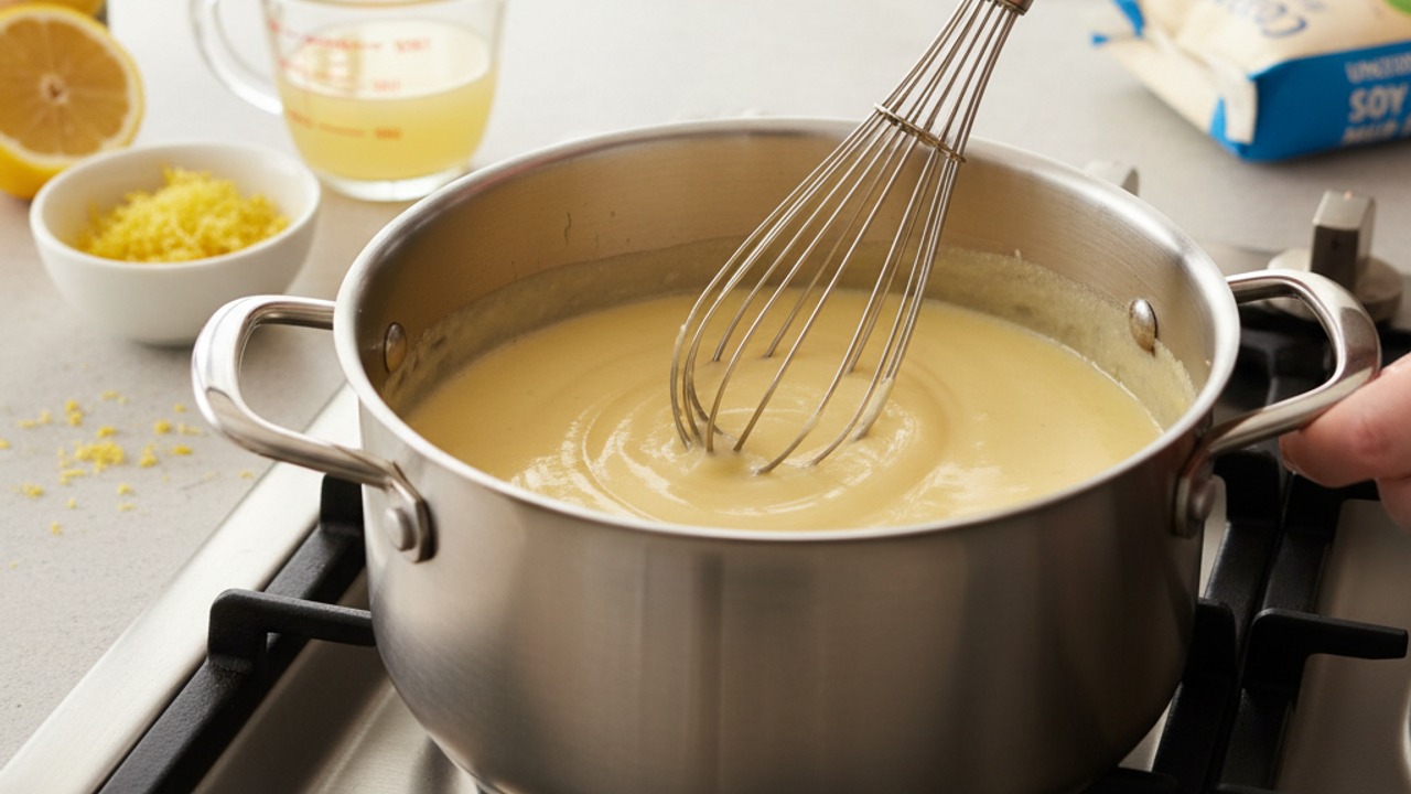 Prepare the lemon filling