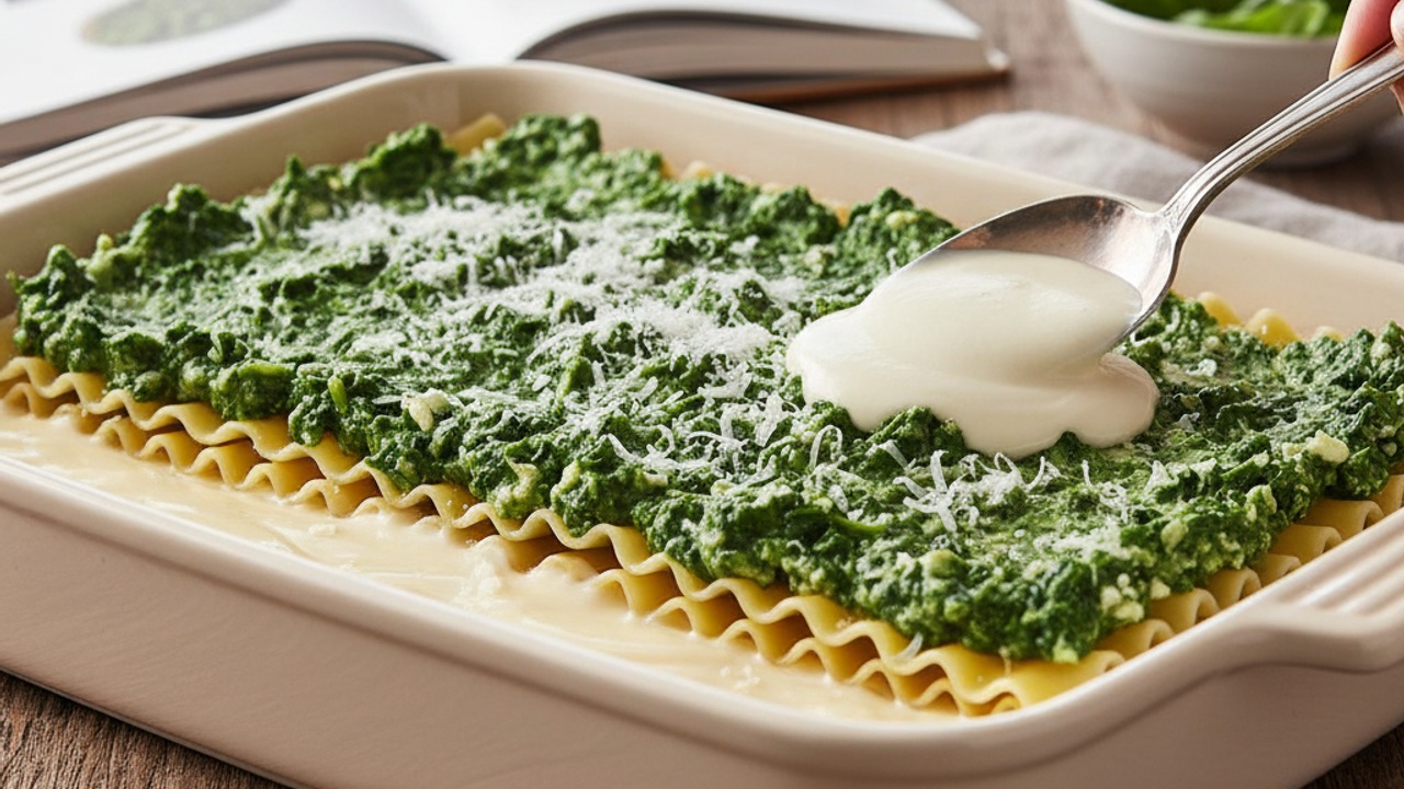 Assemble the lasagna