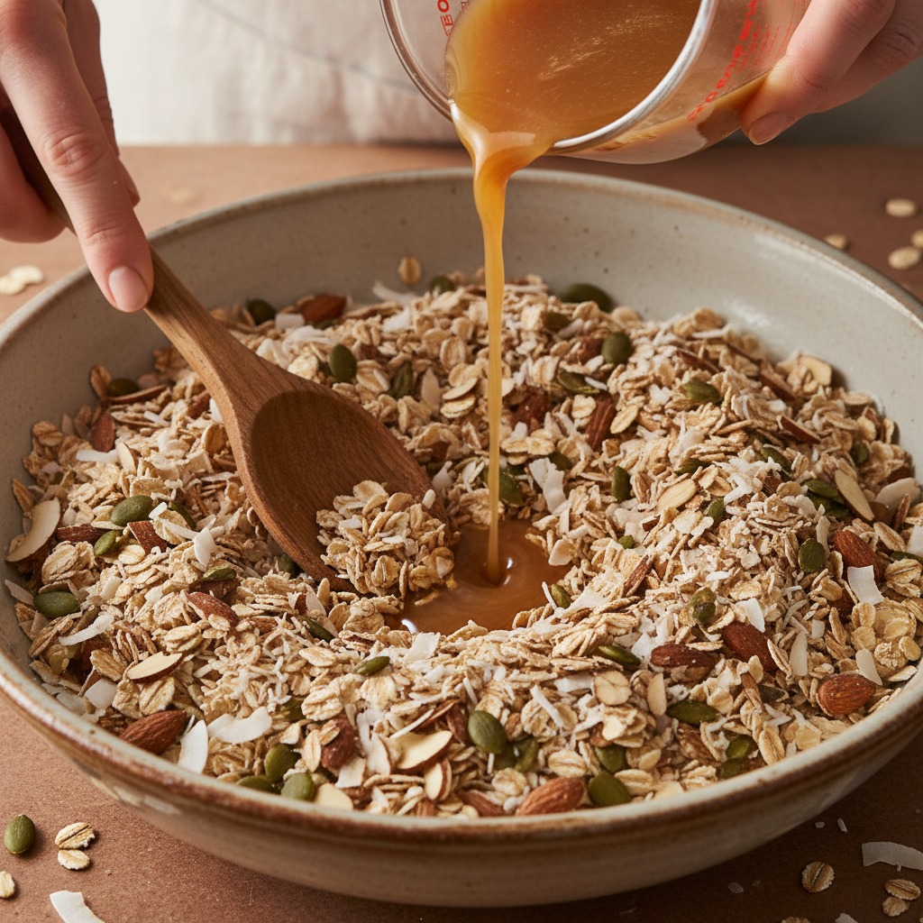 Combine dry ingredients