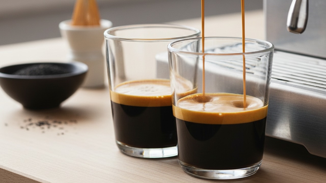 Brew the espresso