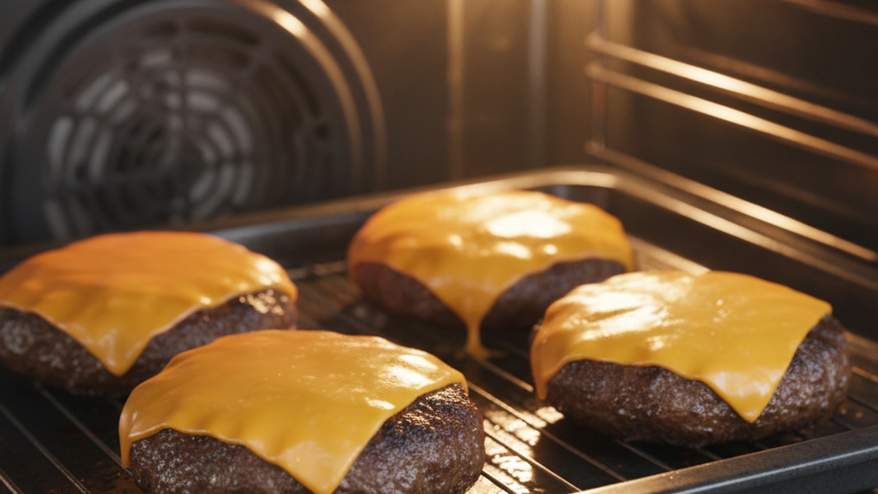 Bake no-flip and add cheese