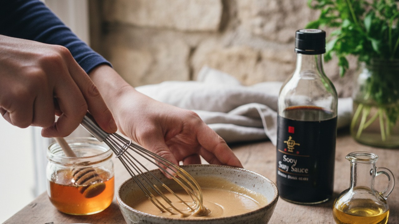 Make the miso-honey glaze