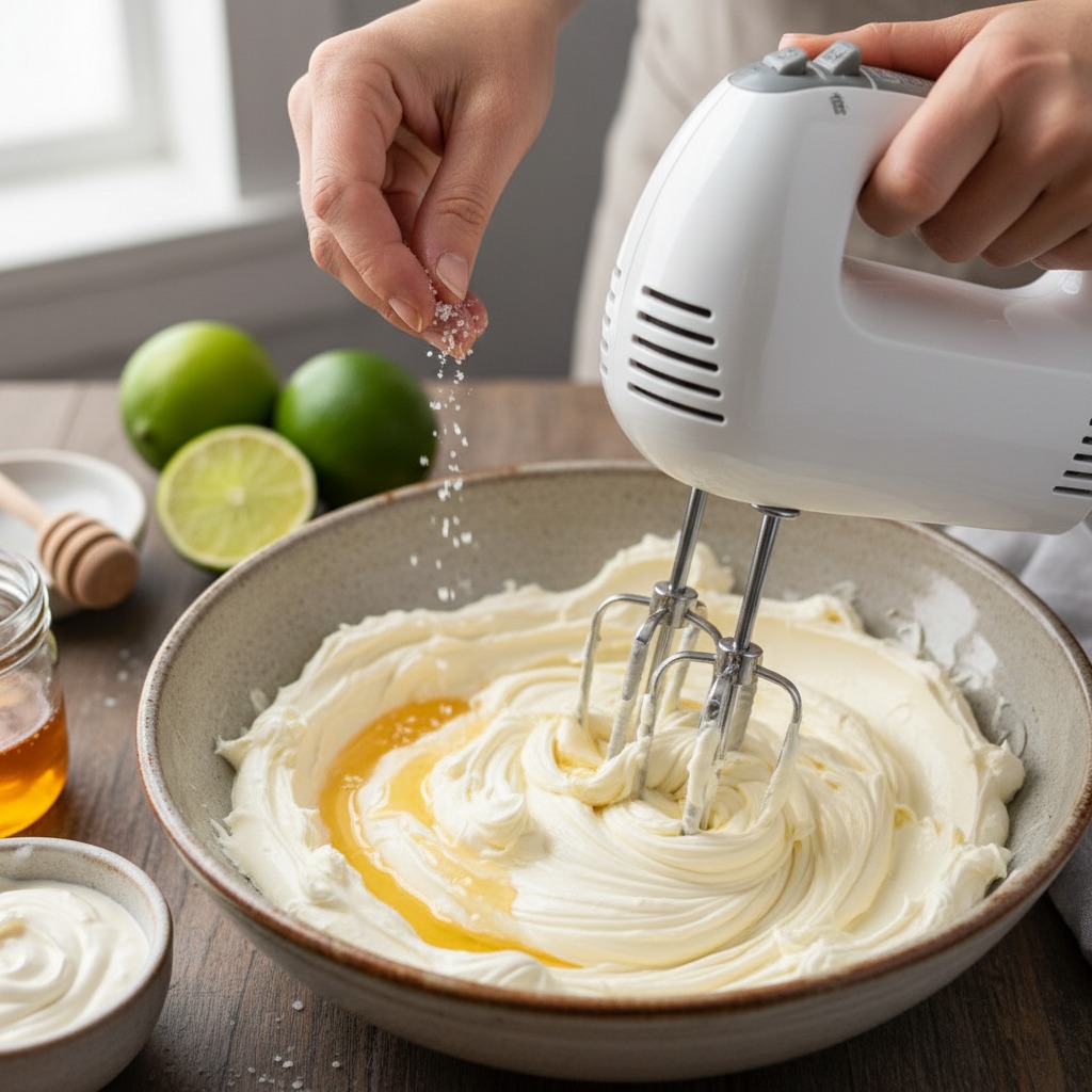 Make the cream cheese base
