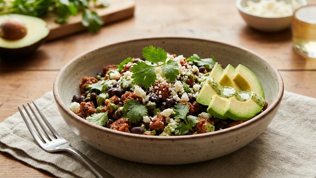 Chorizo Black Bean Salad