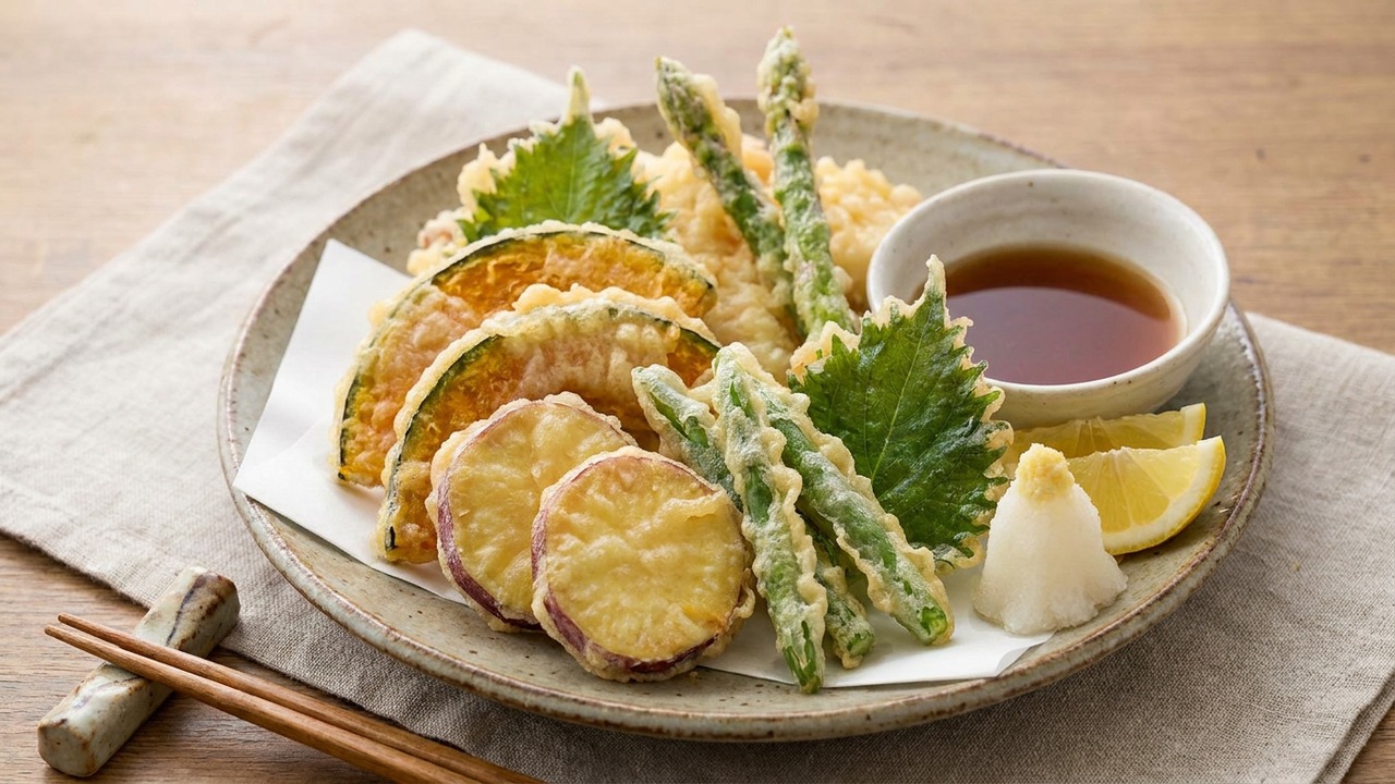 Tempura Vegetable Platter