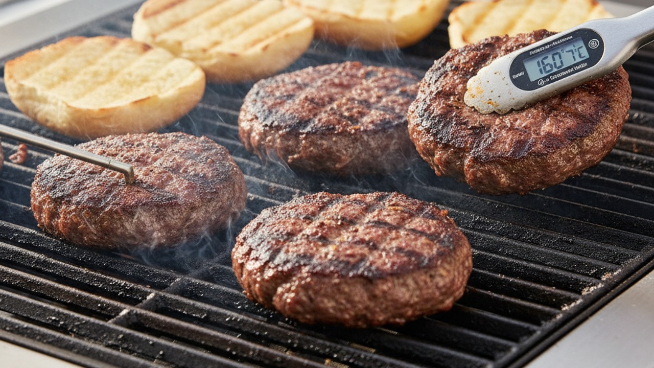 Grill the burgers