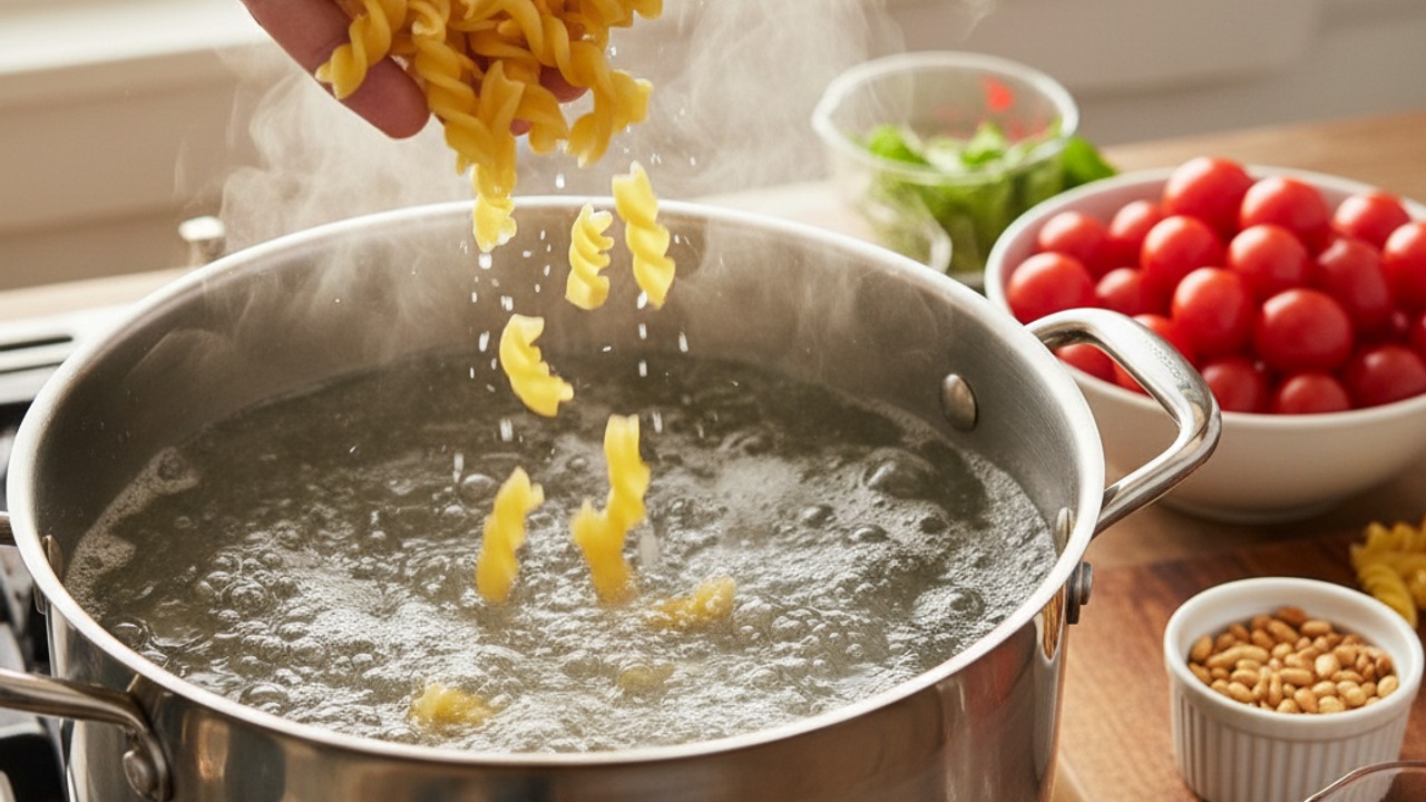 Cook the pasta