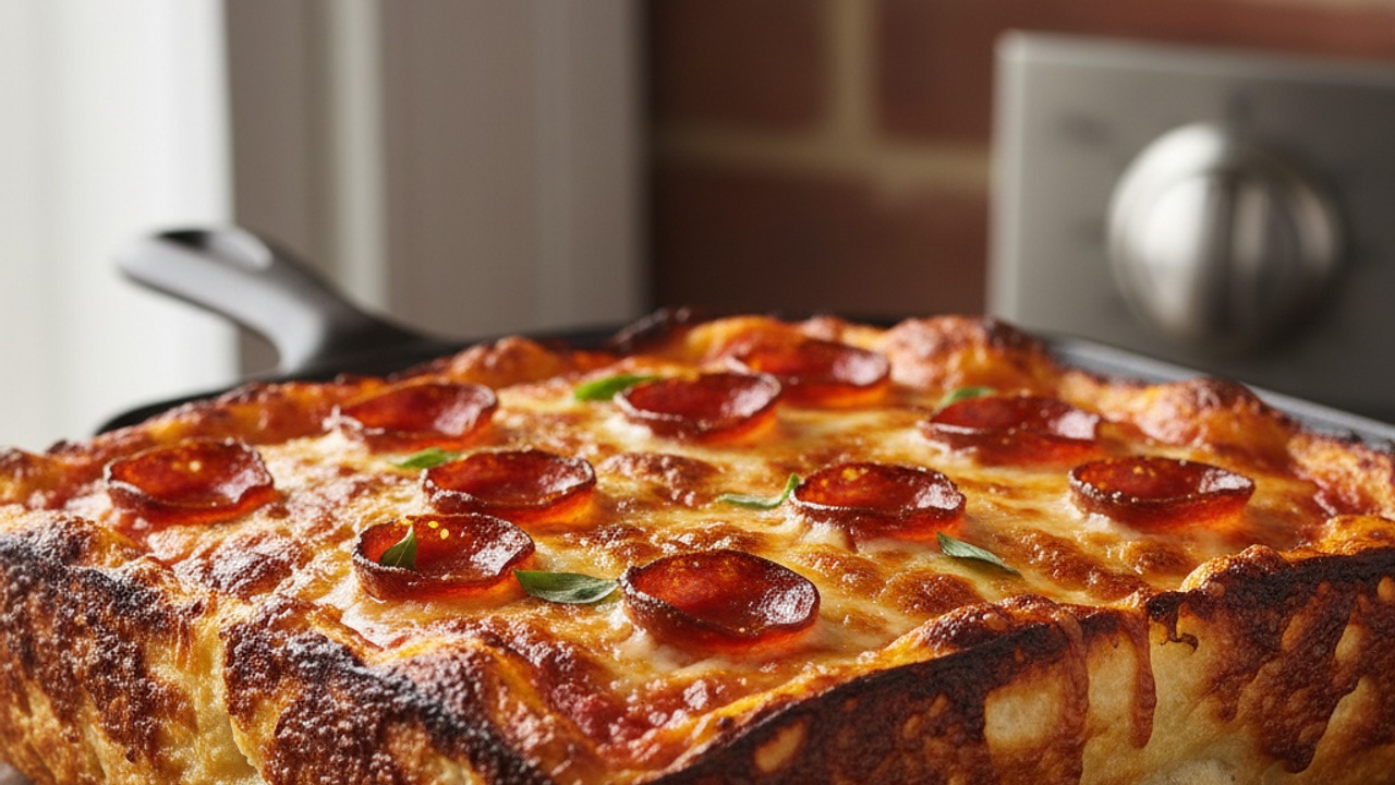 Bake for a blistered, caramelized edge