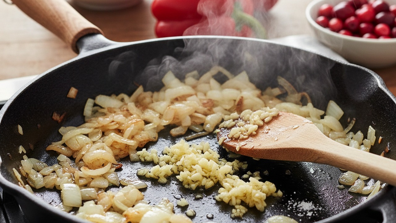 Sauté the aromatics