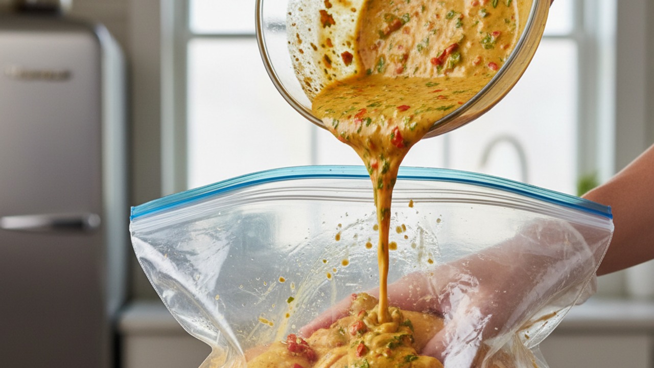 Marinate the chicken