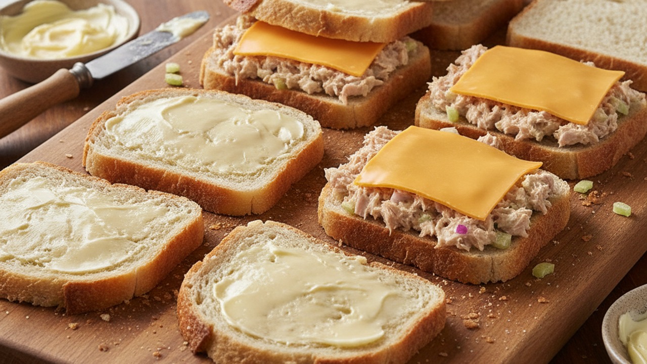 Assemble the sandwiches