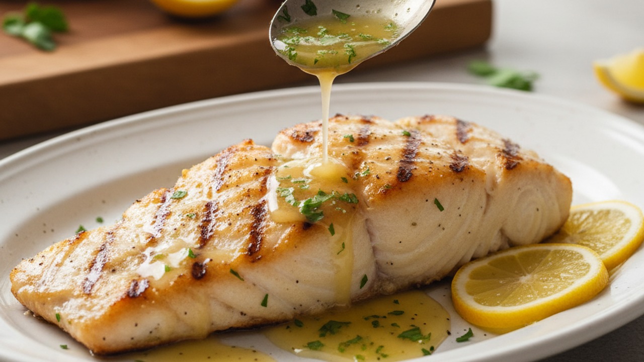 Finish with lemon butter