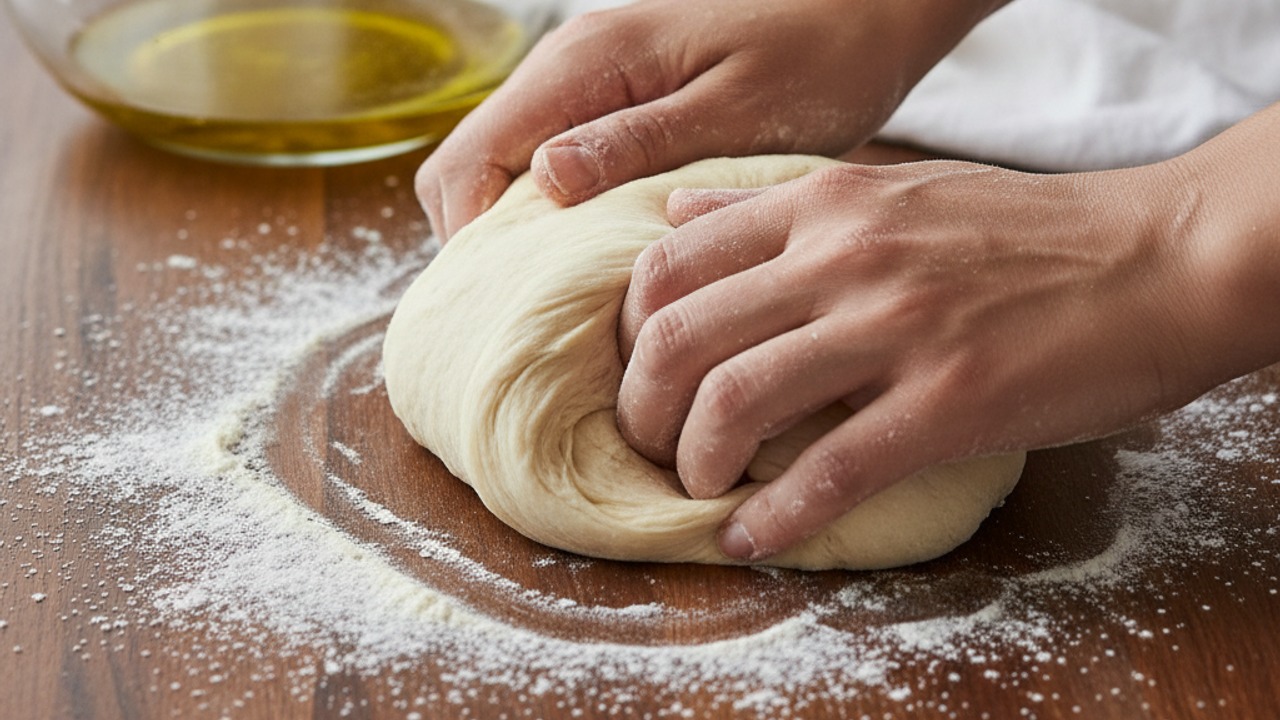 Knead and first rise
