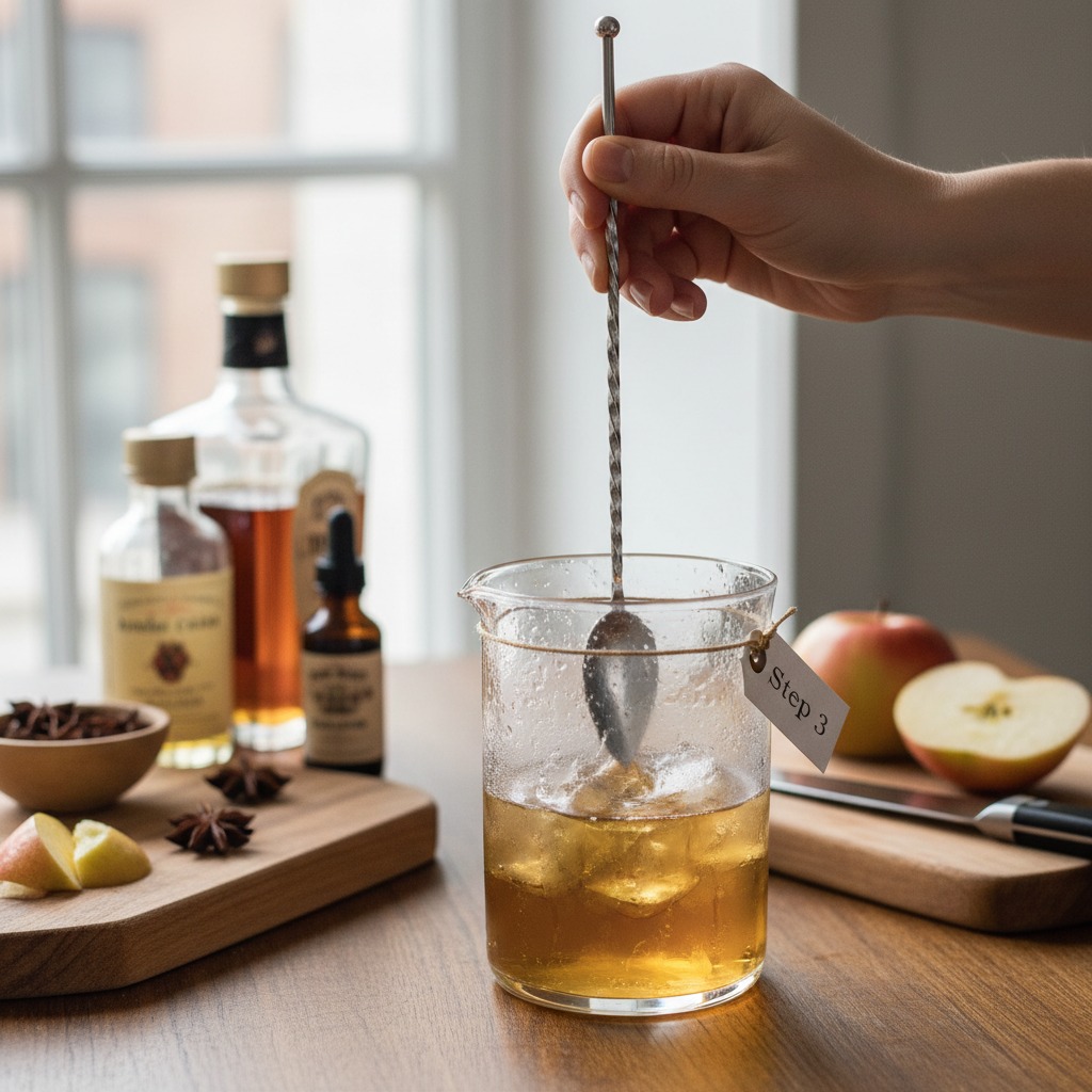 Stir to chill and dilute