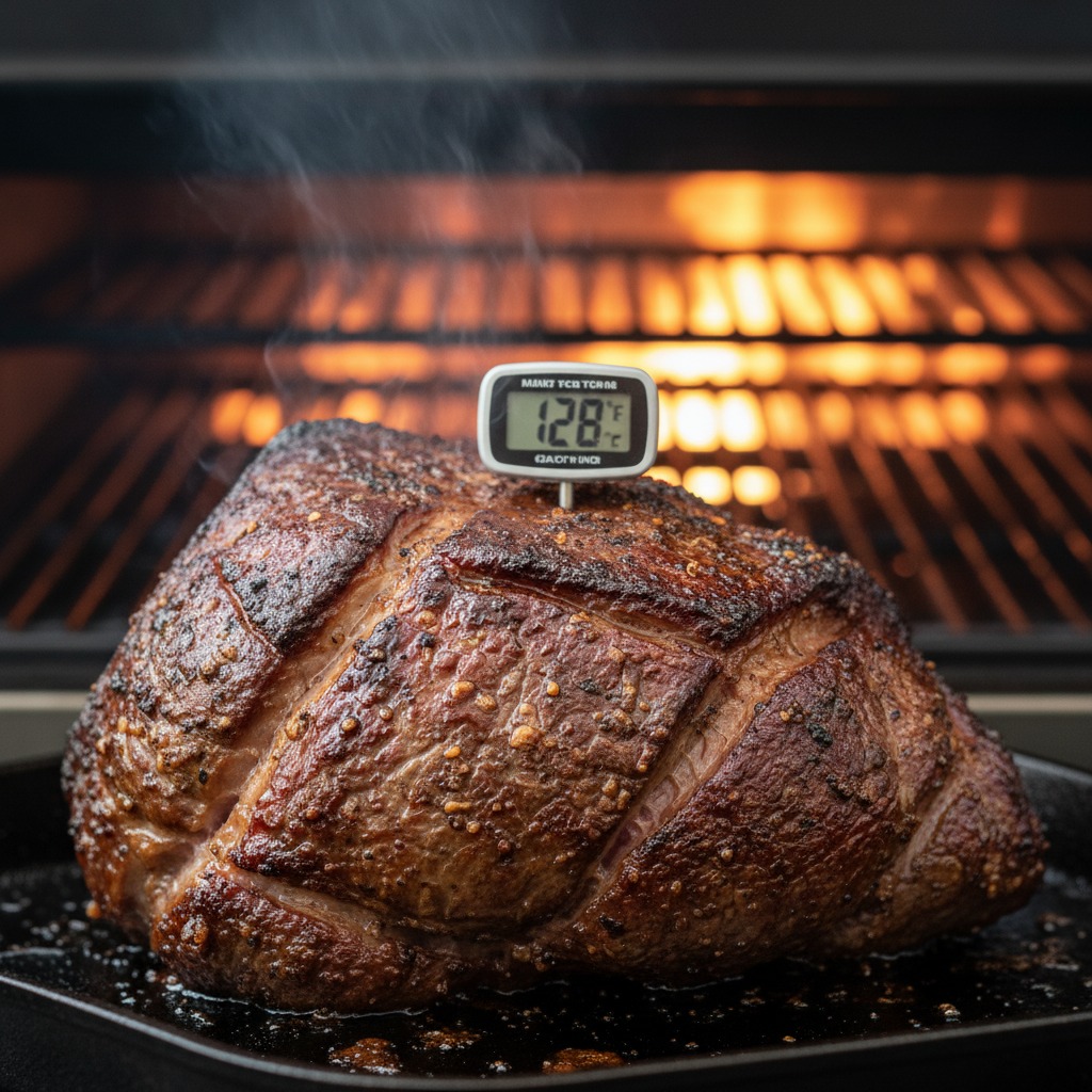 High-heat sear (reverse sear)
