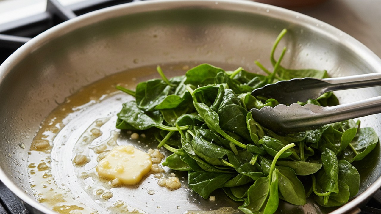 Wilt the spinach