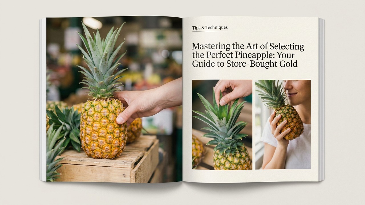 How to Pick a Delicious Pineapple from the Store