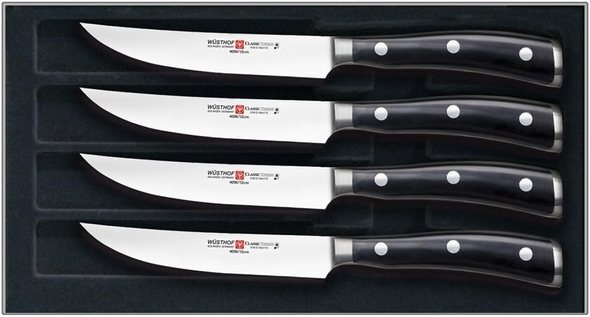 Wüsthof Classic Ikon 4-Piece Steak Knife Set