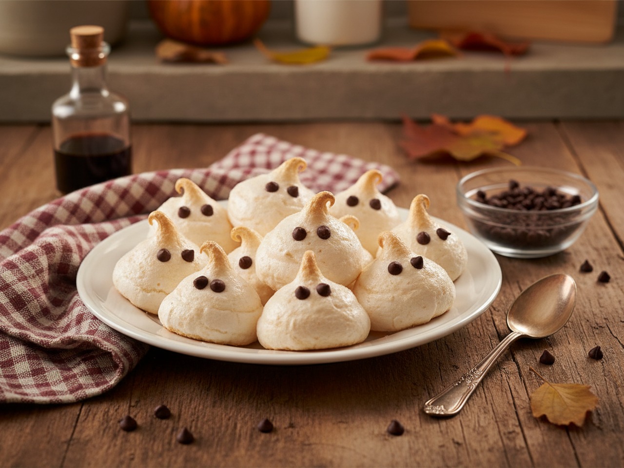 Ghost Meringues