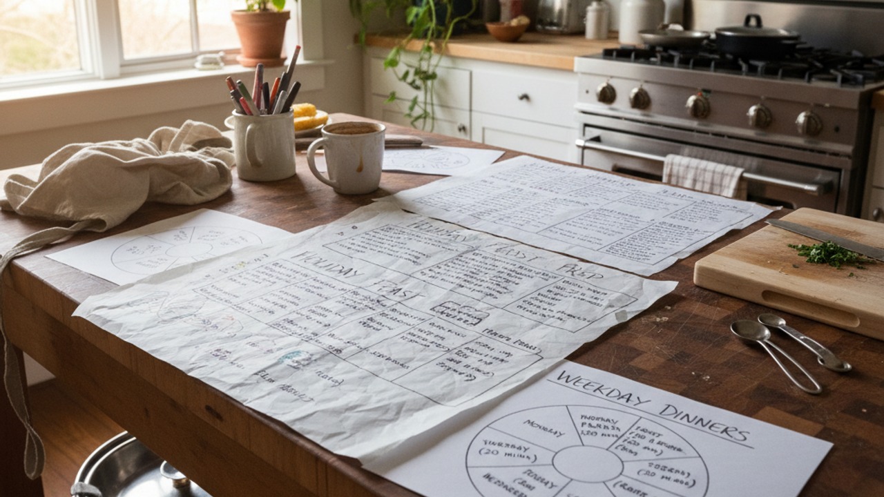 Timing charts for stress‑free prep