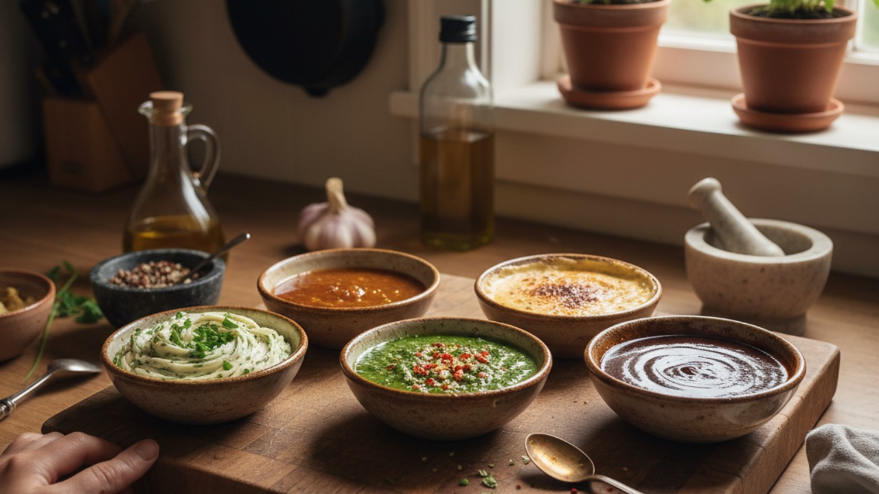 Five compound butters and finishing sauces worth making ahead