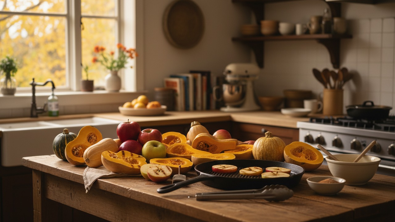 Early-Fall Grill Roundup: Apples & Squash