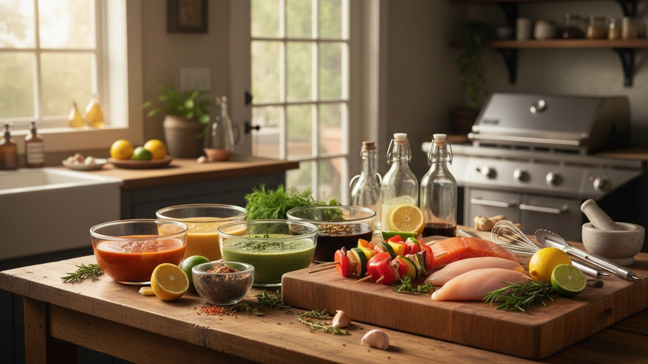 Low-Fat Marinades & Grill Sauces