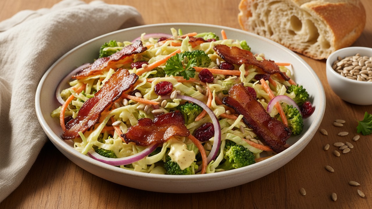 Broccoli Slaw with Bacon
