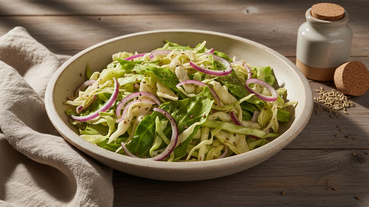 Carolina Vinegar Slaw for Pulled Pork and Ribs