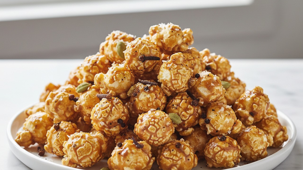 Chai Spiced Popcorn