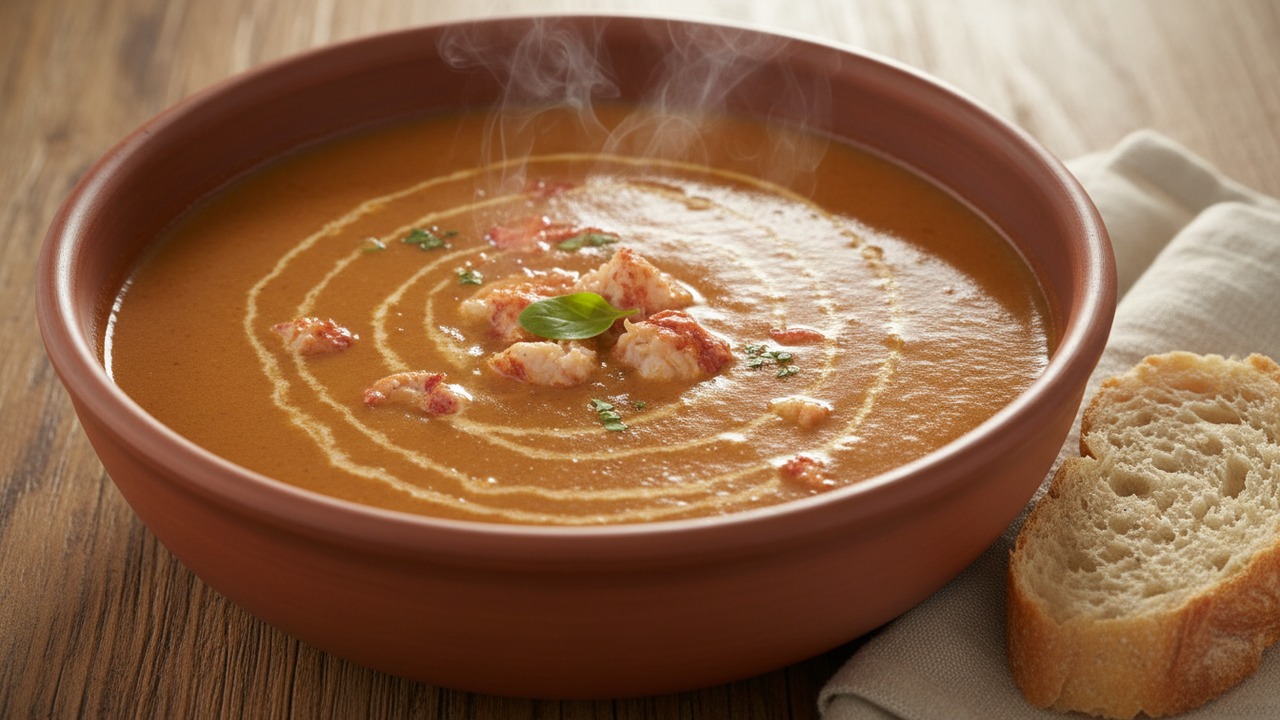 Classic Lobster Bisque with Sherry and Cream