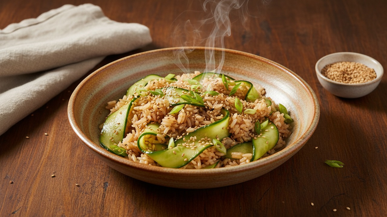 Crisp Cucumber Jasmine Rice