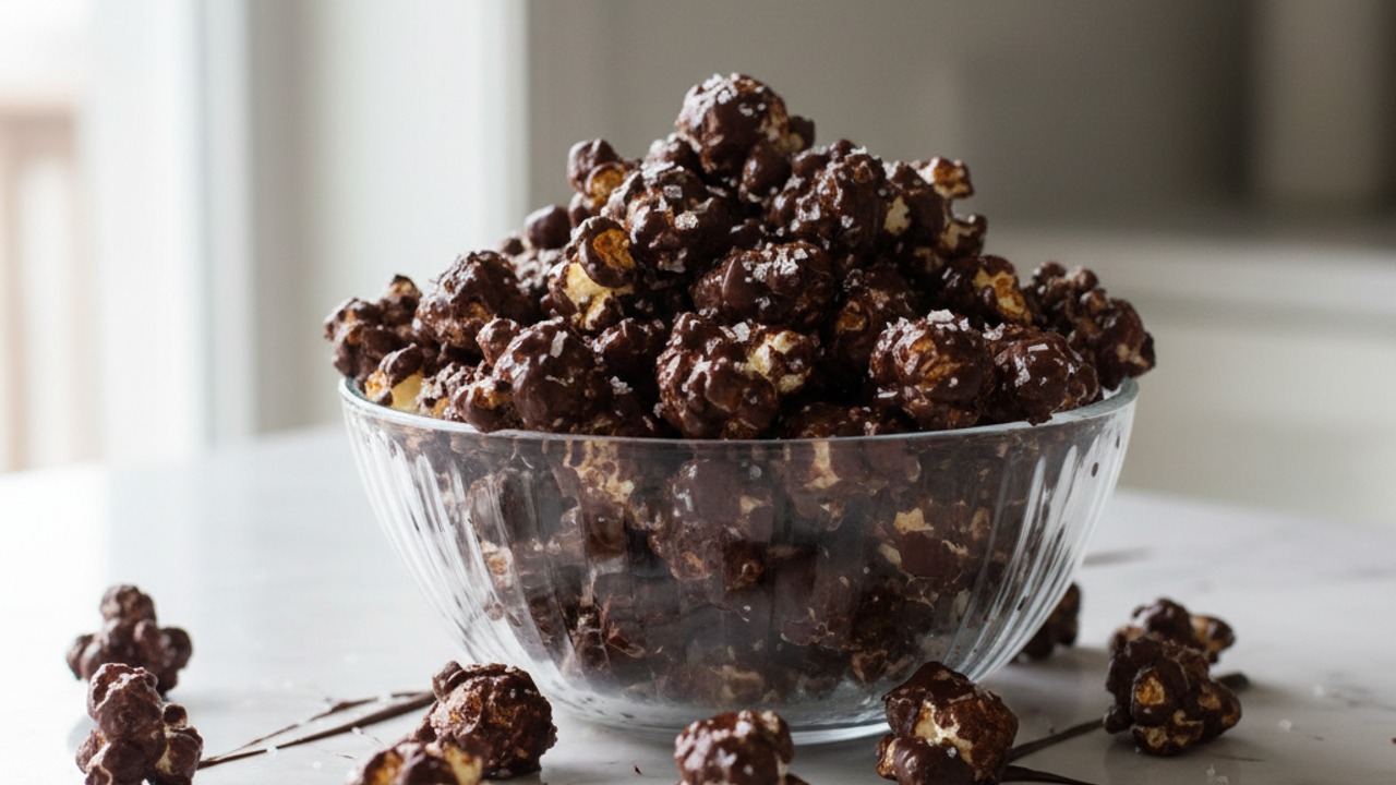 Dark Chocolate Sea Salt Popcorn