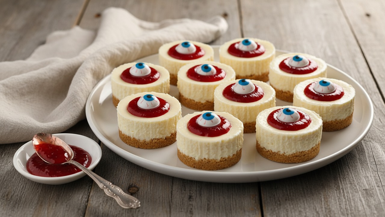 Eyeball Cheesecake Cups