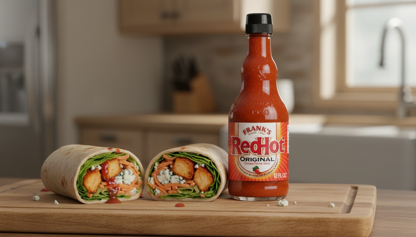 Frank's Red Hot Buffalo Chicken Wraps