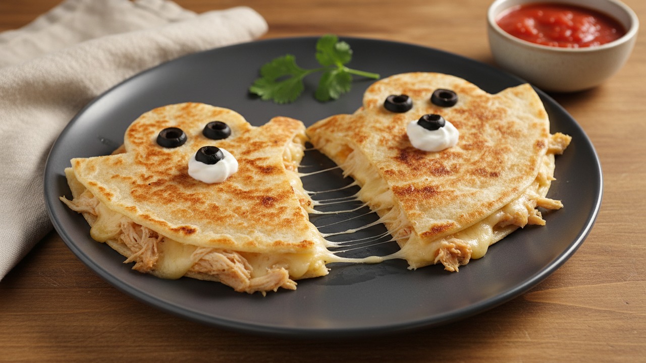 Grilled Ghost Quesadillas