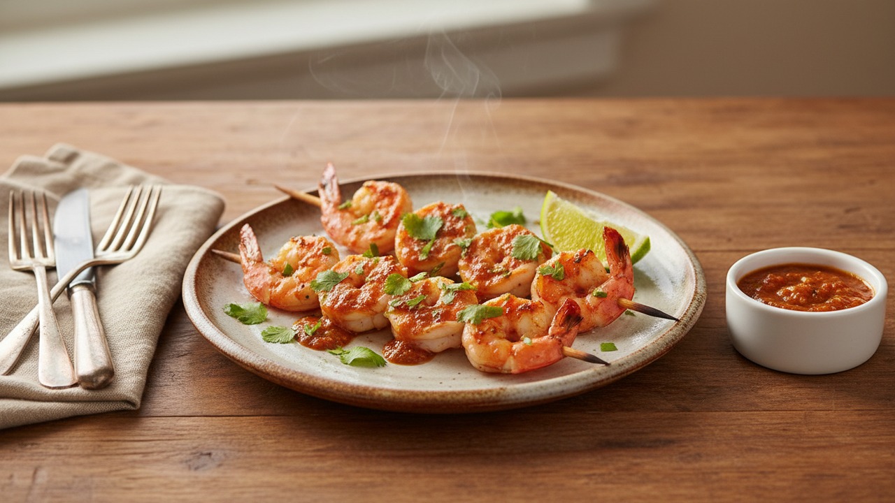Grilled Indonesian-Spiced Shrimp (Gluten-Free)