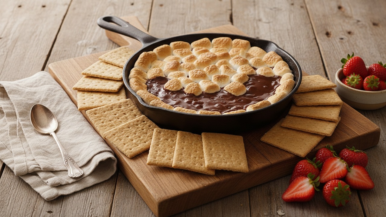 Grilled S'mores Dip