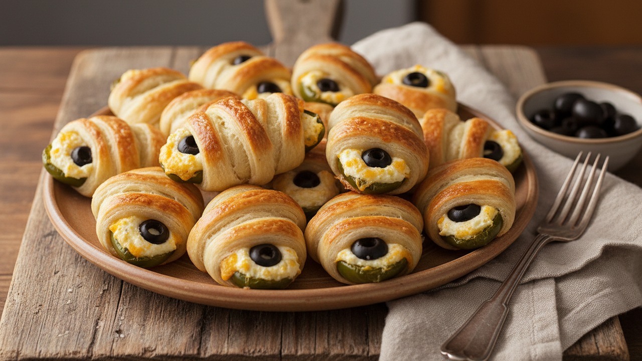 Mummy Jalapeño Poppers